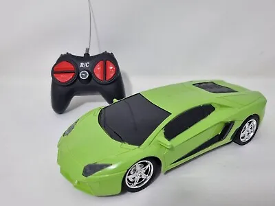 Lamborghini Green Radio Remote Control Car 1/20 RC Car • £13.95