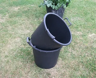 4 X 30 Litre Heavy Duty Plastic Plant Tubs With Handles Potato Tomato Vegetable  • £19.99