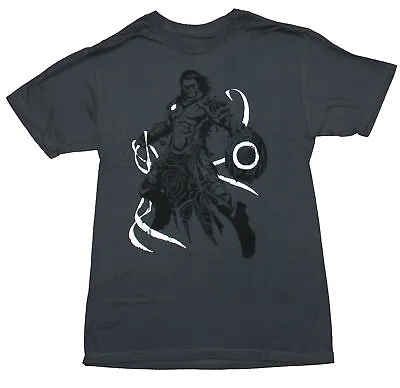 Magic The Gathering Adult New T-Shirt - Gideon Throwing Silver Foil Magic • $16.98