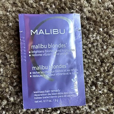 Malibu Blondes Wellness Treatment  0.17 Oz Brightens Blondes And Highlights Week • $4.50