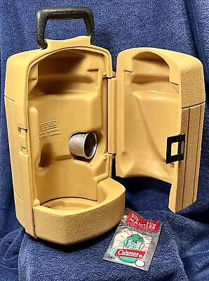 Clean Coleman Lantern 200A Yellow Clamshell Case Dated 2-78 + Funnel Silk-Lites • $129.99