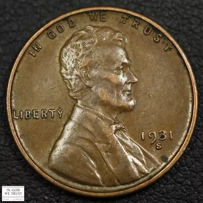 1931 S Lincoln Wheat Copper Cent 1C • $115