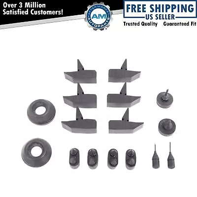 16 Piece Rubber Bumper Kit Set For 70-81 Pontiac Firebird Trans Am • $85.90