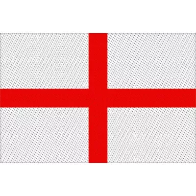 G Patch: St GEORGES CROSS FLAG: Saint George England Red White Gift • £3.95