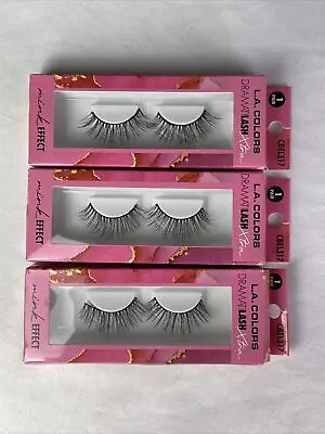 3 PK L.A. Colors Dramatilash Fabu-licous Lashes Mink Effect • $9.34