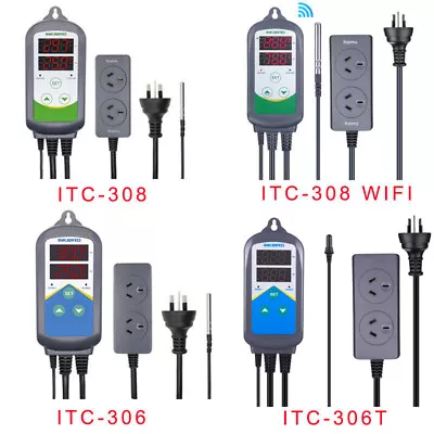 Inkbird Temperature Controller Thermostat Heat Cool Aquarium Reptiles Brewing AU • $45.86