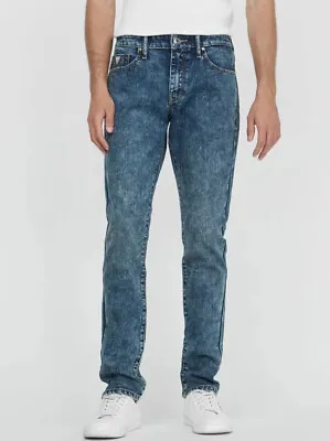 Guess Men’s Scotch Harold Skinny Jeans Medium Blue Wash Size  34X32 • $37.49