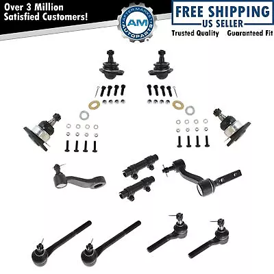 Steering & Suspension 12pc Kit Ball Joint Tie Rod Drag Link Idler Arm For S10 • $123.86