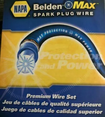 8MM Ignition Wire Set NAPA BELDEN MAX 700110 5.7L V8  350 CID • $26.99