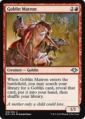 1x GOBLIN MATRON - Goblin - Modern Horizons/List/7th/Saga - MTG - Magic • £2.99