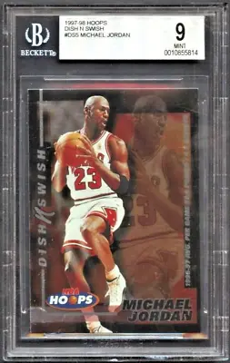 1997 Hoops Dish N Swish #DS5 Michael Jordan BGS 9 Mint  **Rare** ONLY 26! • $249.99