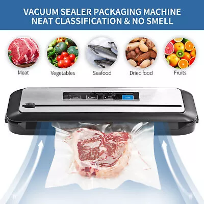 INKBIRD Vacuum Sealer Sealing Machine Fresh Food Storage Saver Bags Rolls Cutter • $119