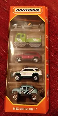 MATCHBOX  70 Years Anniversary Mbx Mountain 2 Set Of 5 Car Pack 1/64 • £9.55