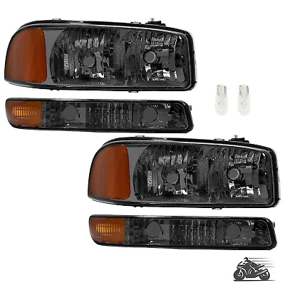 Headlights Turn Signal Corner Lights For GMC Sierra Yukon 1999-2007 #GM2503188 • $48