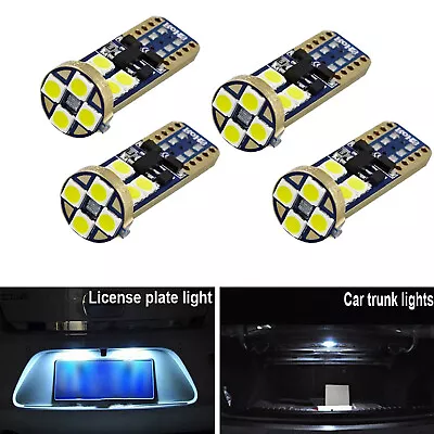 A1 AUTO 4x T10 194 CANBUS LED Bulbs 3030 12-SMD Side Marker Light 6000K White • $8.79