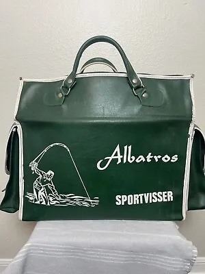Vintage Fly  Fishing Duffle Bag Albatros Sportvisser Green • $40