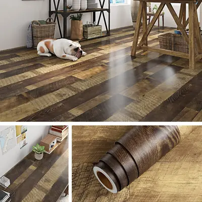 Livelynine Reclaimed Wood Vinyl Flooring Roll Waterproof Vinyl Plank Flooring  • $15.99