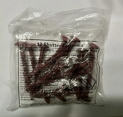 Maroon Windows Shutters Pegs Loks Shutter Fasteners Lock Pegs Pins 3” • $9.99