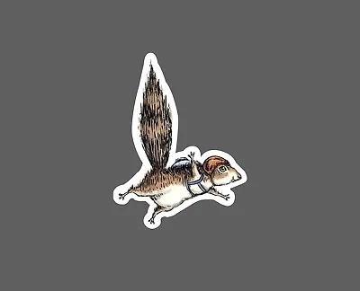 Squirrel Skydiving Sticker Risk Waterproof - Buy Any 4 For $1.75 EACH Storewide! • $2.95