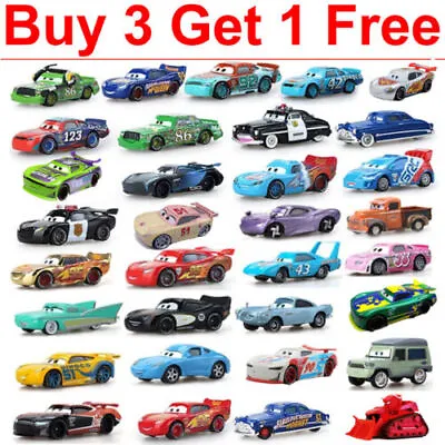 $12.39 • Buy Disney Pixar Cars Lightning McQueen 1:55 Diecast  Lot Model Car Toys For Boy New