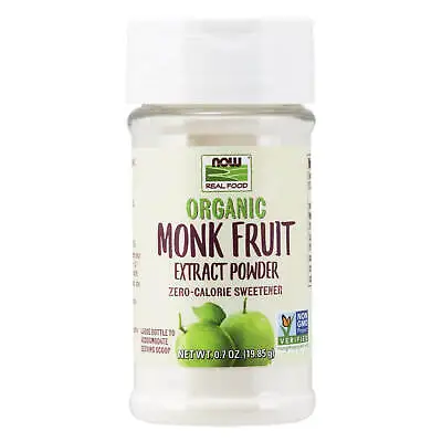 NOW FOODS Monk Fruit Extract Organic - 0.7 Oz. Powder • $24.85