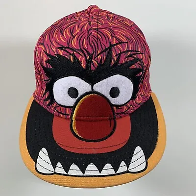 Disney The Muppets ANIMAL Hat Fitted Adult M/L ** Pink Full Head Design • $21.21