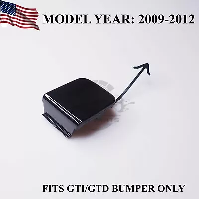 Front Bumper Tow Hook Cover Cap For VW Golf MK6 GTI GTD 09-12 Deep Black LC9X • $25.99