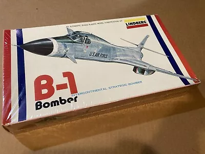 Vintage Lindberg 1/150 U.S. B-1 Bomber - 1975 Issued Kit Unopened • $17.25