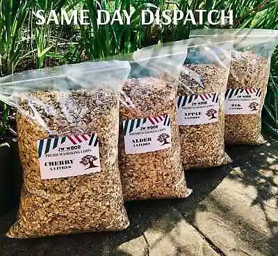 £2.78 • Buy Buy 2 Get 1 Free Bbq Smoking Wood Chips Food Smoker Wood Chips Best Quality