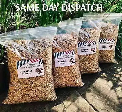 Buy 2 Get 1 Free Bbq Smoking Wood Chips Food Smoker Wood Chips Best Quality • £6.99