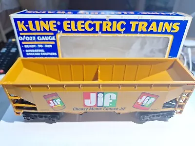 K-line / Lionel 0/027 K-101872 Jif Hopper Car Vintage Missing Covered Top Dvg • $19.99