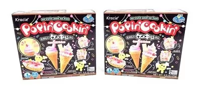 Kracie Popin' Cookin' Tanoshii Cakes Candy For Kids 2 Pack No Bake Kit • $1.49