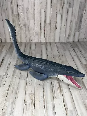 Jurassic World Mosasaurus Jurassic Park Dinosaur Figure Toy 2017 Mattel Big 30  • $27.88