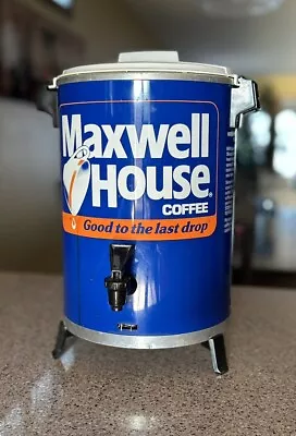 Vintage Maxwell House Coffee Pot Maker 30 Cup Metal Percolator West Bend • $25.55