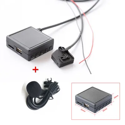 For Mercedes Comand 2.0 Bluetooth Aux Cable Adapter Module +Microphone Handsfree • $19.11