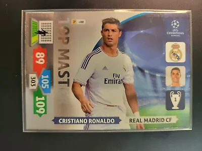 2013-14 TOPPS Adrenalyn XL Champions League Cristiano Ronaldo TOP MASTER Card • $19.99