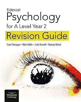 Edexcel Psychology For A Level Year 2: Revision Guide By Mandy Wood Cara... • £21.09