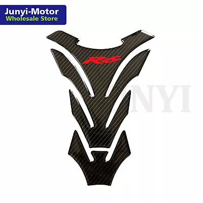 Carbon Fiber Tank Pad Oil Gas Sticker Decal Protector For Yamaha R6 YZFR6 YZF600 • $16.17