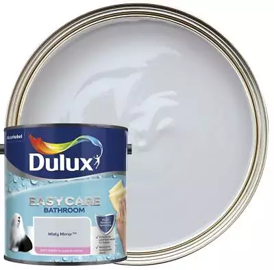 £12.50 • Buy Dulux Easycare Bathroom Soft Sheen Emulsion Paint - Misty Mirror - 2.5L