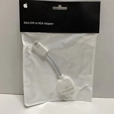 Genuine Apple Mini-DVI To VGA Adapter For Apple Mac Monitor Projector M9320G/A • $9.99