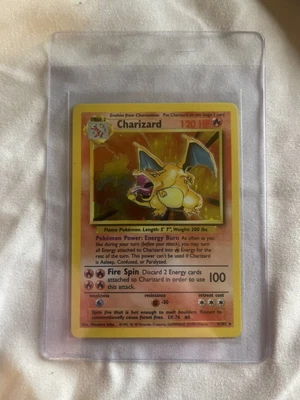 $141 • Buy Pokémon TCG Charizard Base Set 4/102 Holo Unlimited Holo Rare
