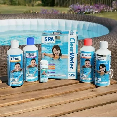 Clearwater CH0018 Lay-Z-Spa Chemical Starter Kit For Hot Tub And Spa Water Treat • £28.99