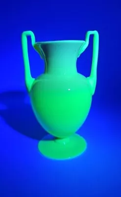 Rare Uranium Glass Vase Mt. Washington Peachblow Burmese Vintage C1890 • $126