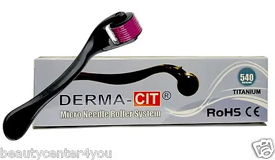 Derma Skin Roller Wrinkles Anti Hair Loss Beard Growth (540Pin) By DERMA-CIT • $9.45