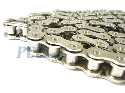 420 Silver Chain 102 Link Coolster Taotao Sdg 107 109 Pit Bike Atv H Ch03 • $15.70