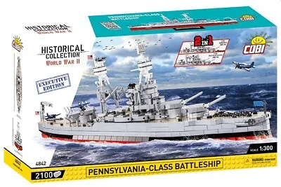 Cobi 4842 - Historical Collection - World War II - Pennsylvania-Class Battleship • $342.75