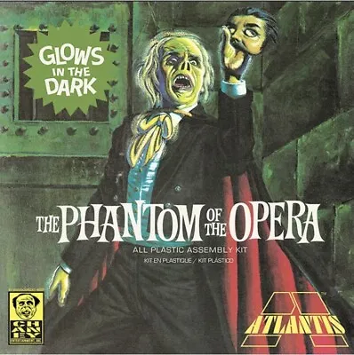 Atlantis The Phantom Of The Opera 1/8 Model Kit Ex-Aurora Case Fresh Ltd Stock! • £38.99