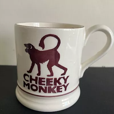 Emma Bridgewater Cheeky Monkey Stoke On Trent Coffee Cup Mug Made In England • £19