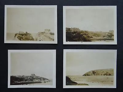 Cornwall 4 X NEWQUAY & MAWGAN PORTH C1930s Real Photographs 85mm X 65mm • £9.95