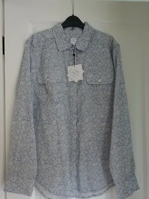$52.21 • Buy John Lewis Lavender Blue & Natural Floral Blouse Shirt. Uk 12, Eur 38-40. Bnwt
